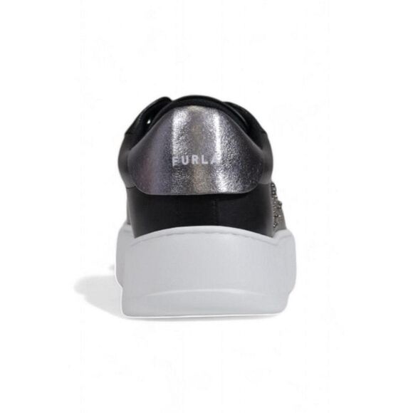 Furla Black Polyethylene Low Top Women's Sneakers